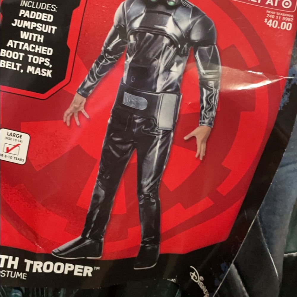 Star Wars Costume size M boys